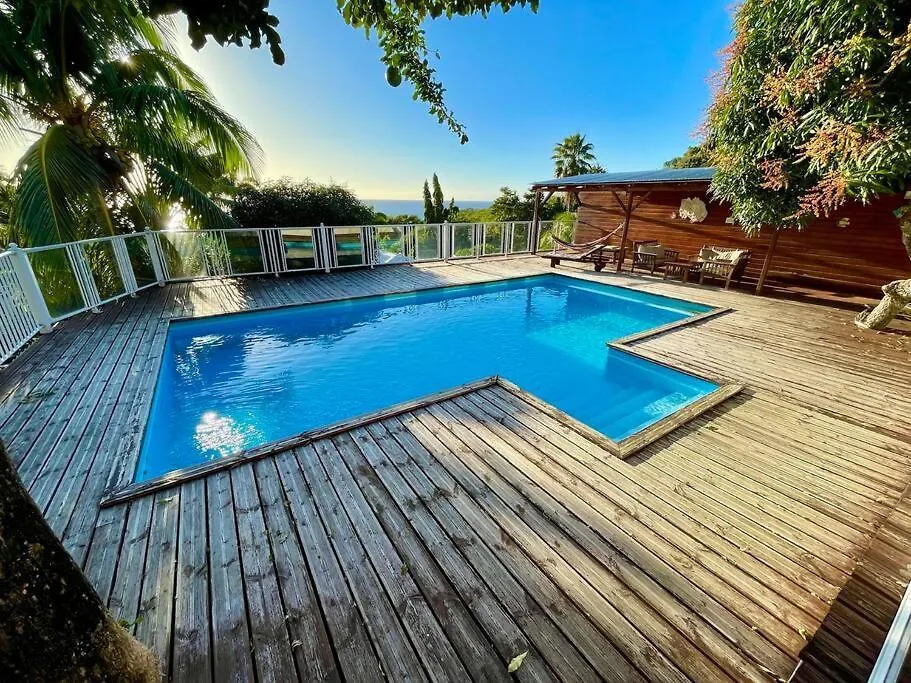 Bungalow Alnamaka : Vue Mer - Piscine - Plage A 5Mn Pointe-Noire Guadeloupe