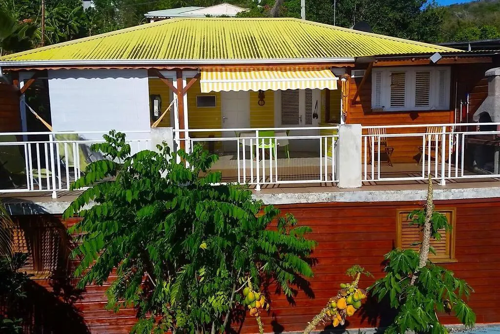 Bungalow Alnamaka : Vue Mer - Piscine - Plage A 5Mn Pointe-Noire 0*,  Guadeloupe