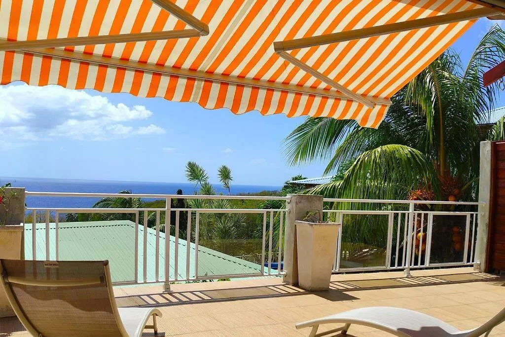 Bungalow Alnamaka : Vue Mer - Piscine - Plage A 5Mn Πουάντ-Νουάρ Γουαδελούπη